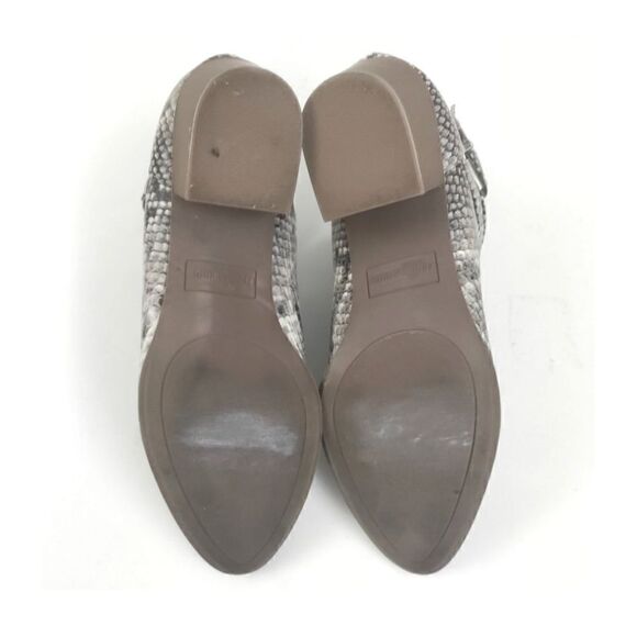 FERGALICIOUS KELSEY ANKLE BOOTS NATURAL SNAKE PRINT SIZE 9.5 - Picture 7 of 8